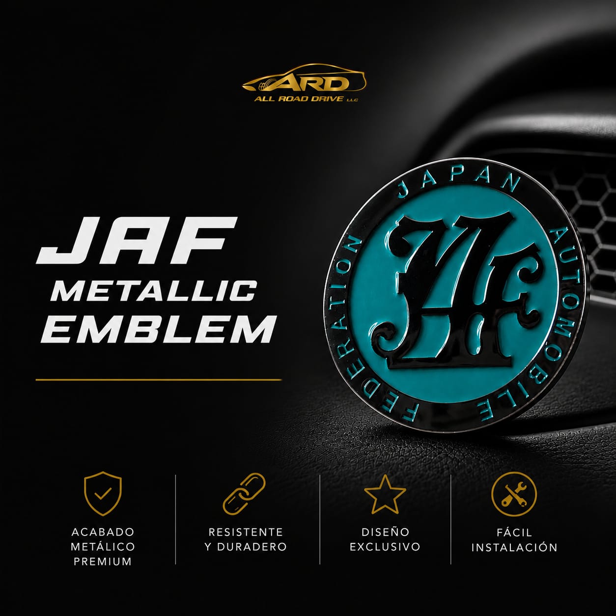 JAF Metallic Emblem
