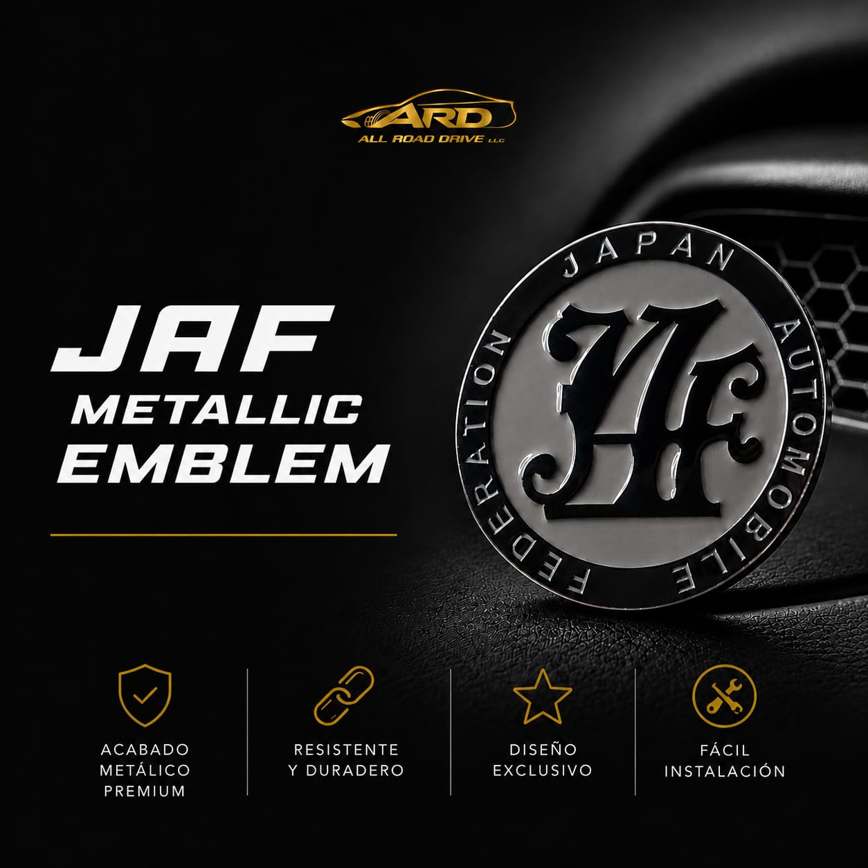 JAF Metallic Emblem