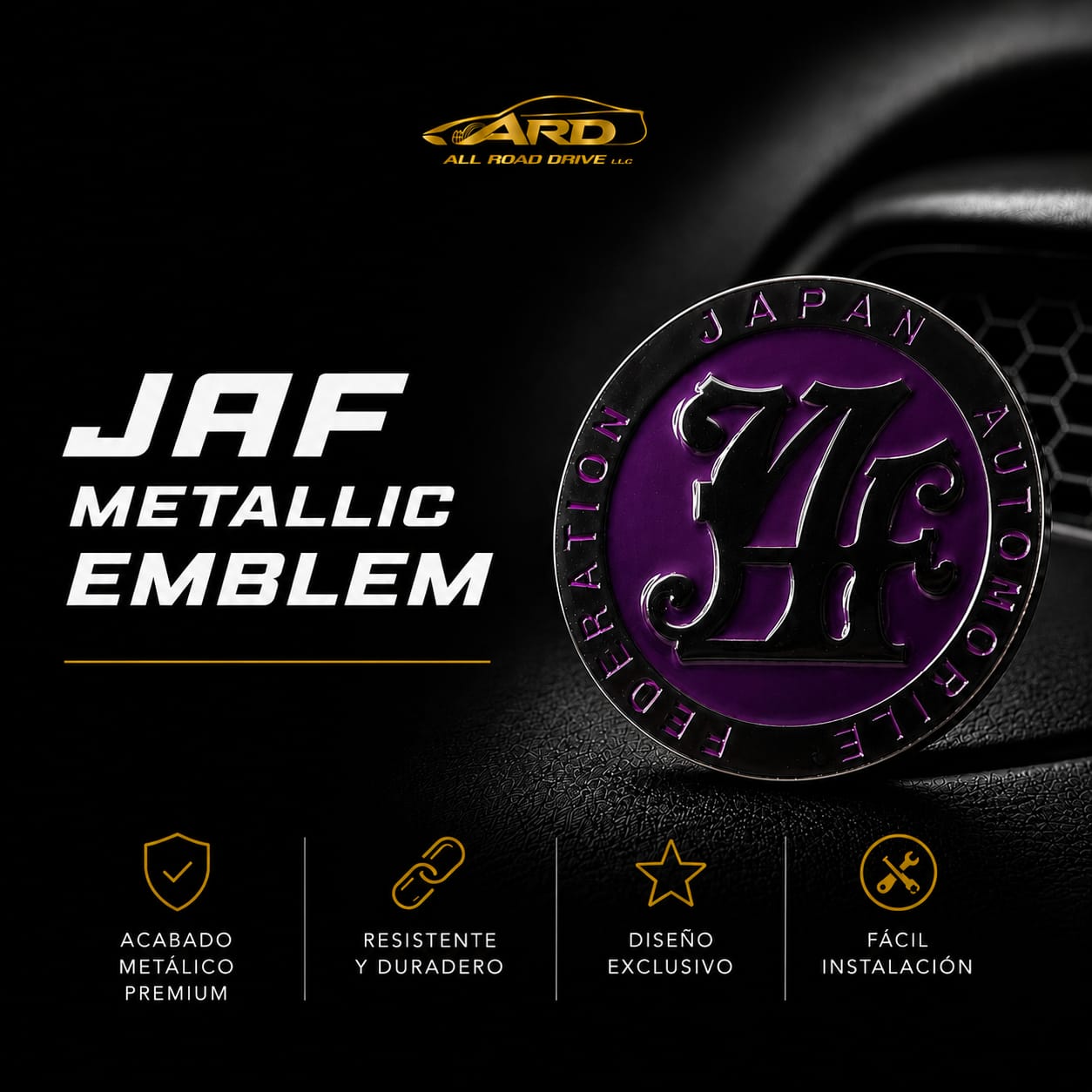 JAF Metallic Emblem