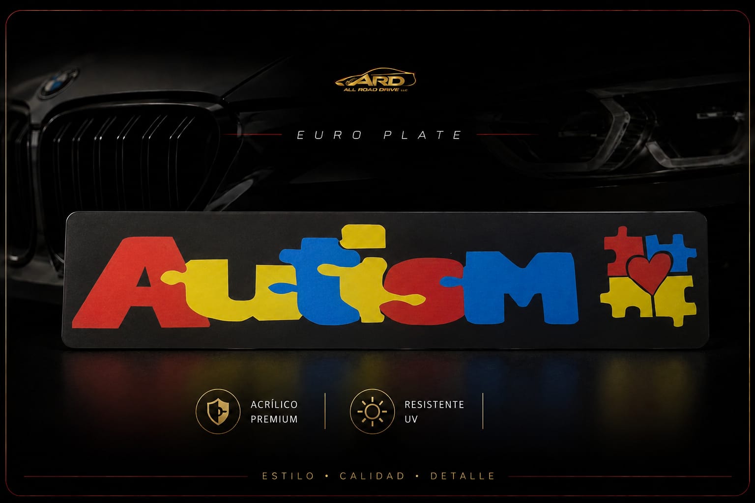 Acrylic Euro Plate Premium