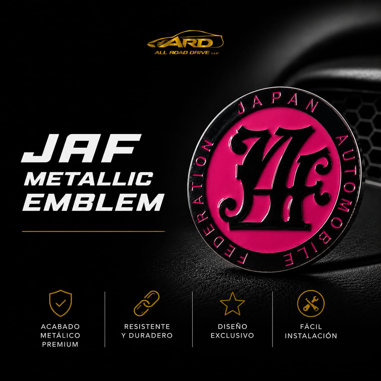 JAF Metallic Emblem
