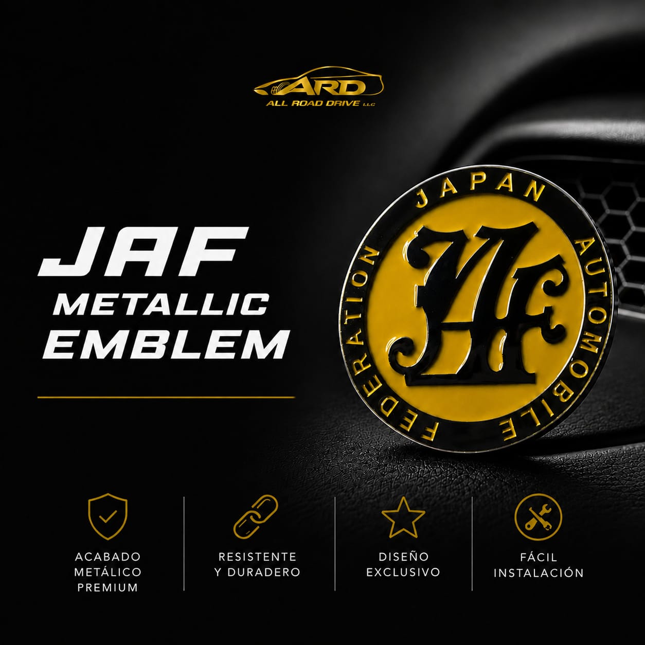 JAF Metallic Emblem