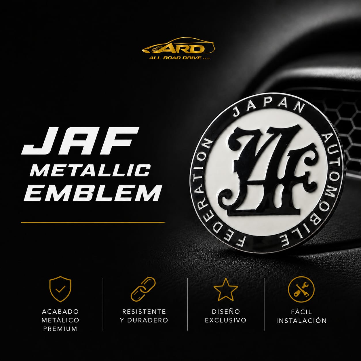 JAF Metallic Emblem