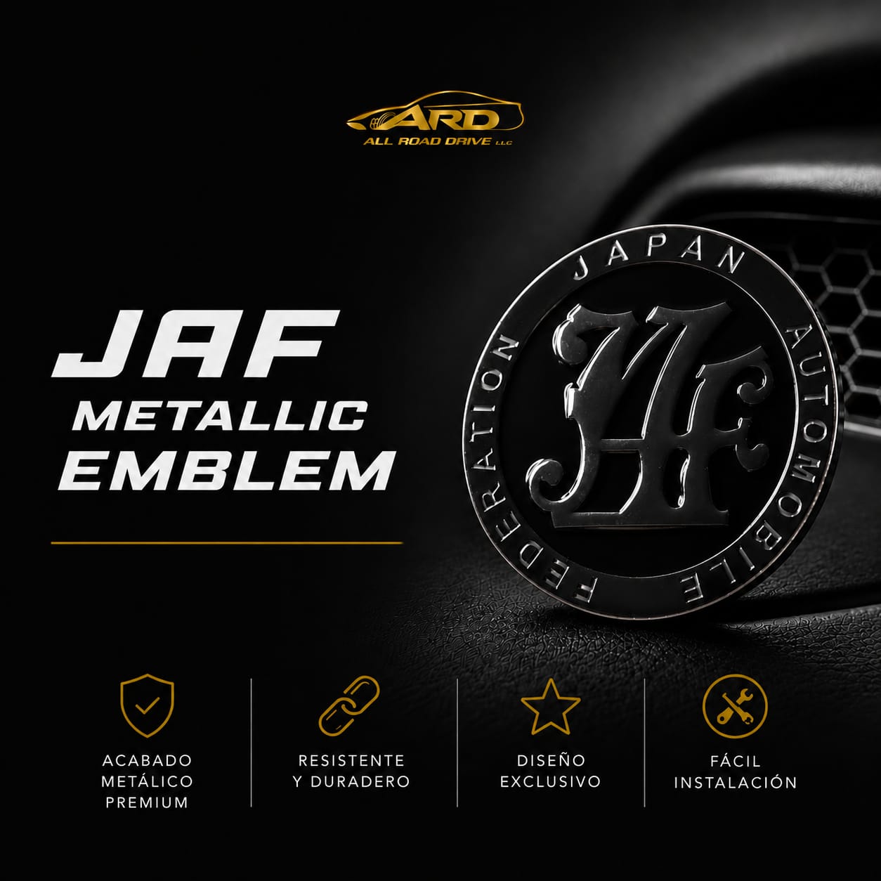 JAF Metallic Emblem